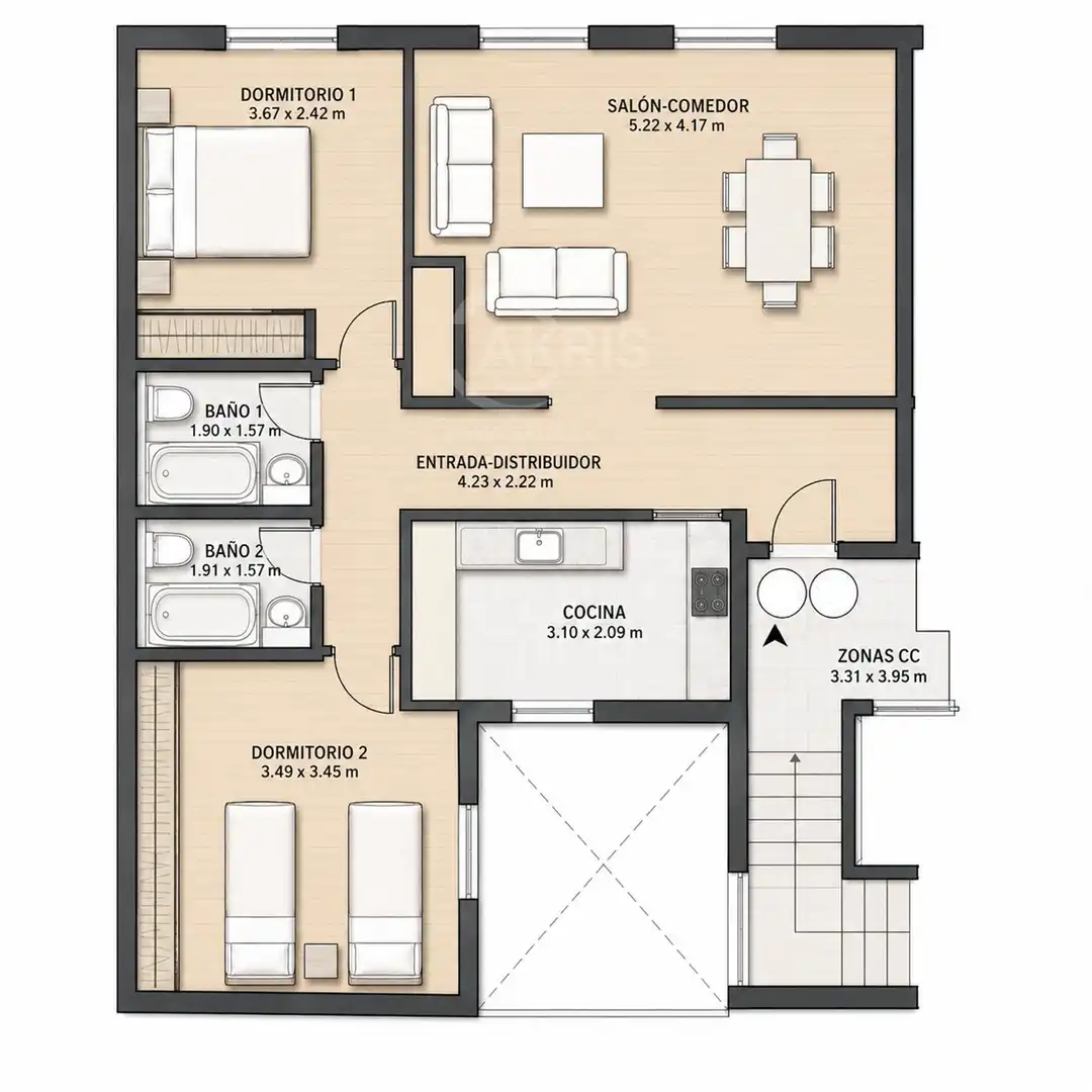 Piso en venta en Mocejón con Aire acondicionado y Calefacción