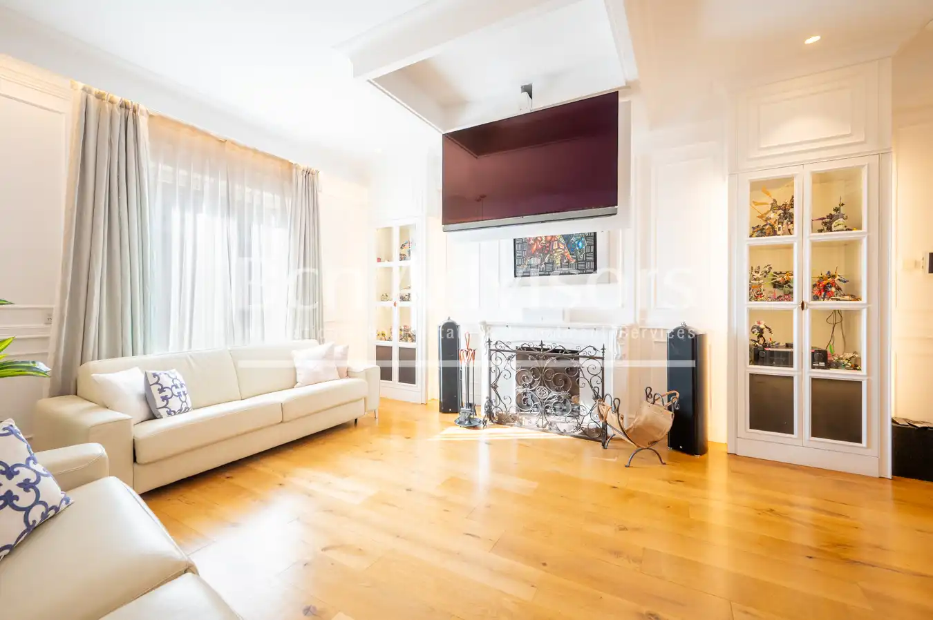 Living room of Attic for sale in Barcelona  with Air Conditioner, Heating and Terrace