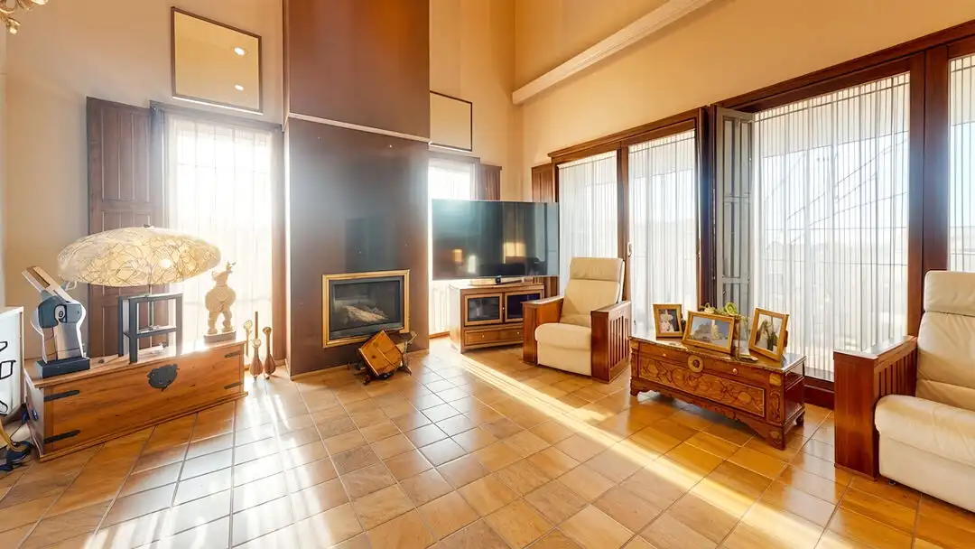 Living room of Houses for sale in Campo Real  with Air Conditioner, Heating and Private garden
