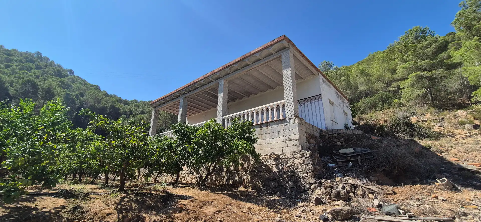 Vista exterior de Finca rústica en venta en Favara con Calefacción, Jardín privado y Terraza