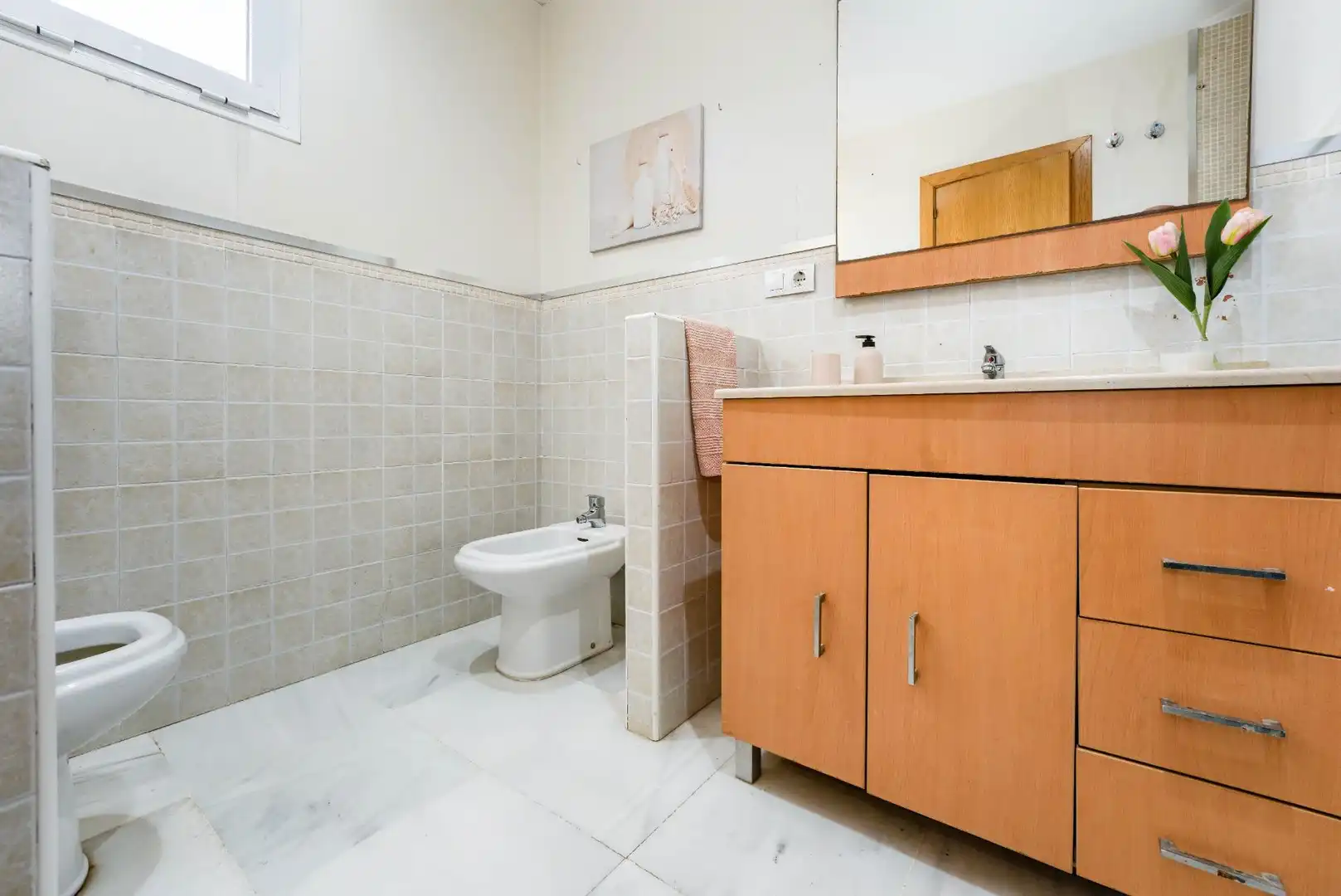 Bathroom of Houses for sale in Coria del Río  with Private garden and Terrace