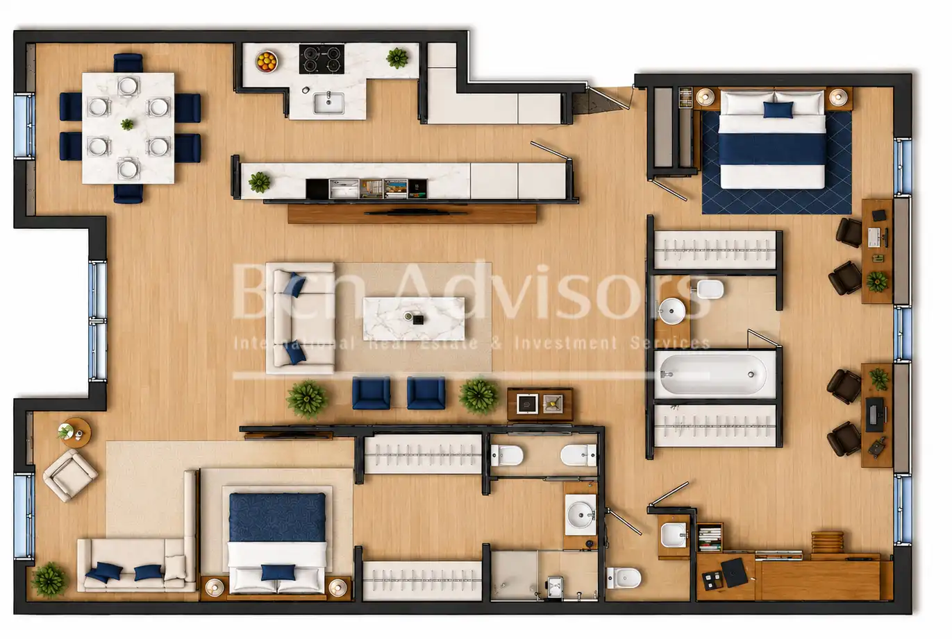 Habitación de Piso en venta en Barcelona con Aire acondicionado, Calefacción y Parquet