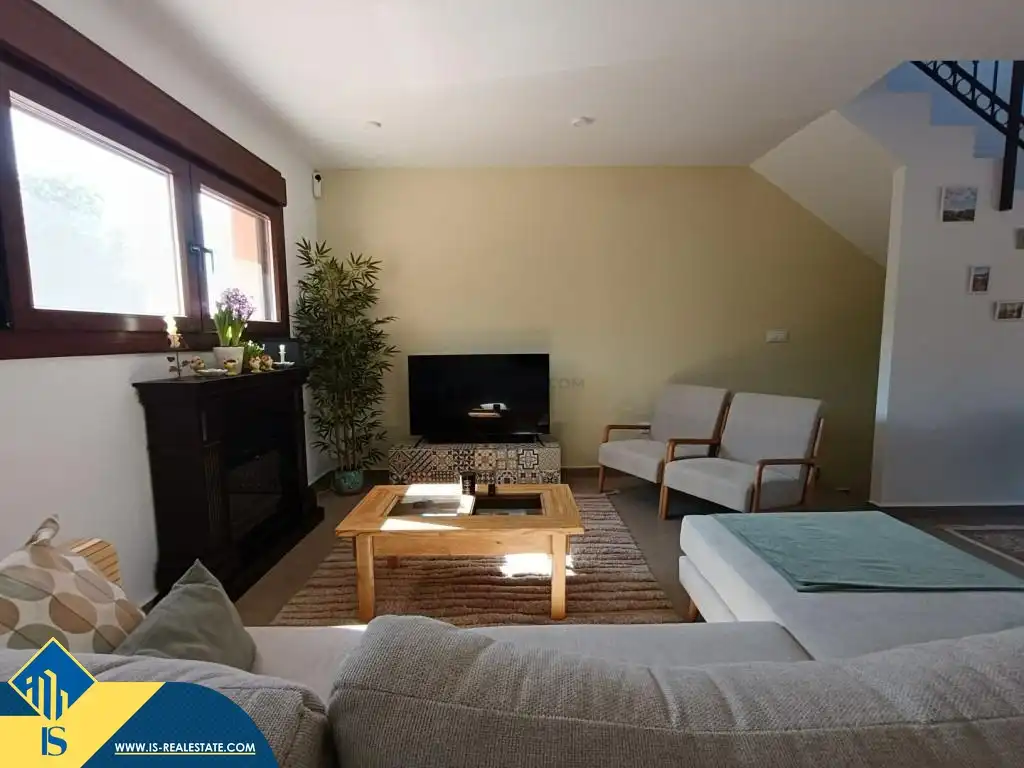 Sala de estar de Casa o chalet en venta en Pilar de la Horadada con Jardín privado, Terraza y Amueblado