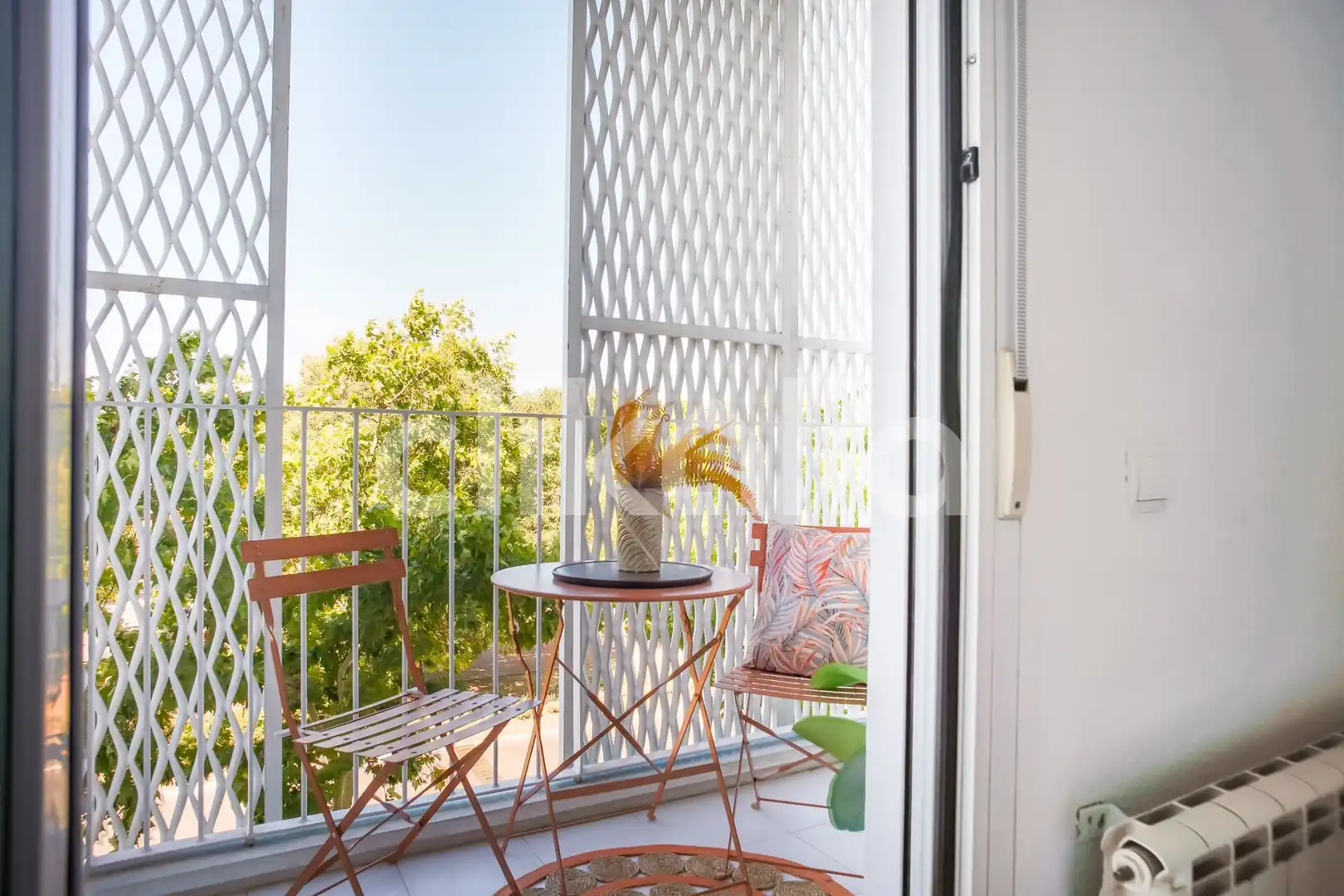 Balcony of Flat for sale in Madrid  with Heating, Terrace and Storage room