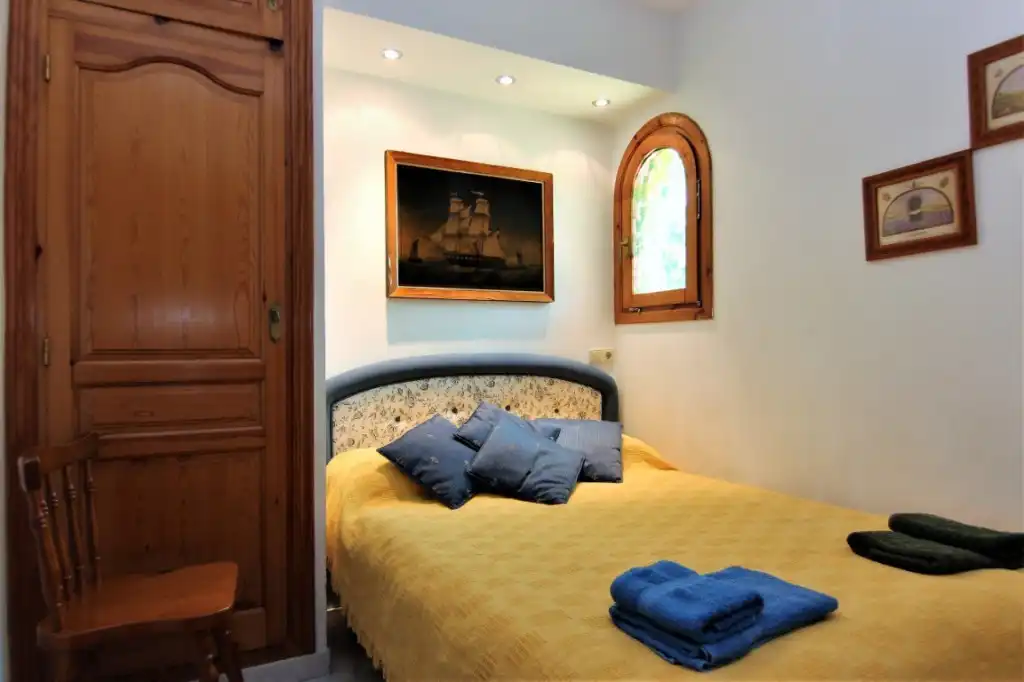 Bedroom of Houses for sale in Benissa  with Air Conditioner, Terrace and Storage room