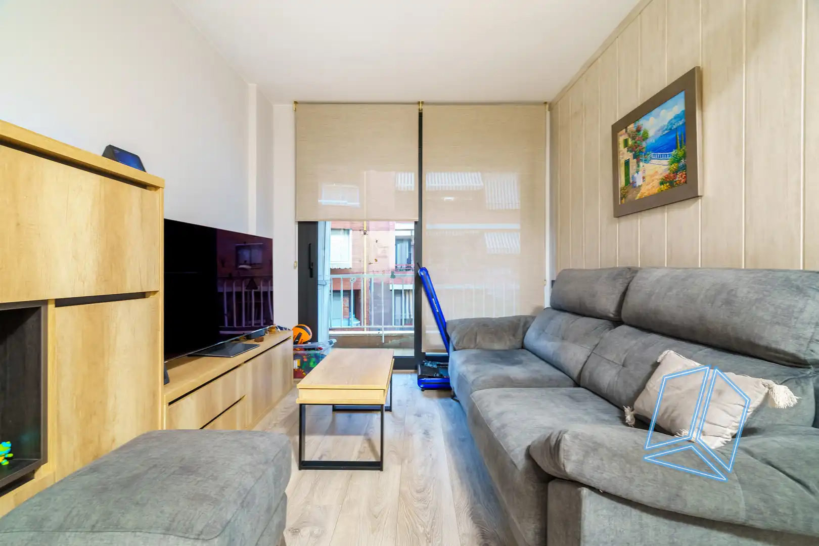 Living room of Flat for sale in Barcelona  with Heating and Balcony