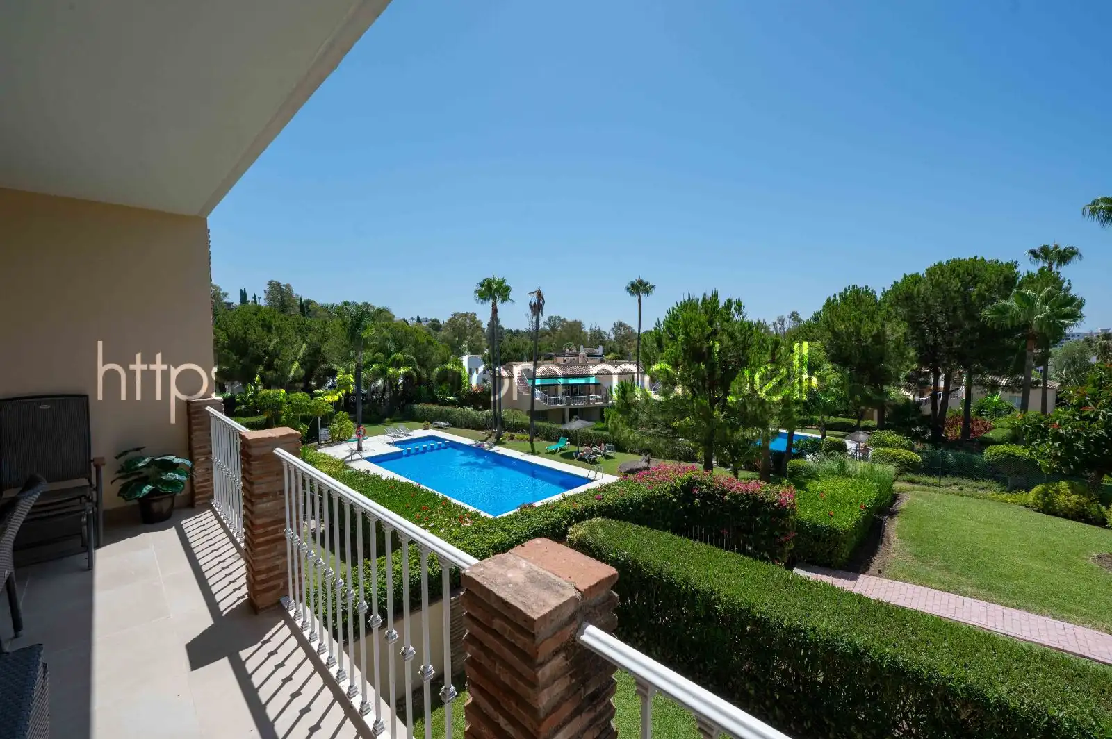 Garten von Wohnungen zum Verkauf in Marbella mit Klimaanlage, Terrasse und Möbliert