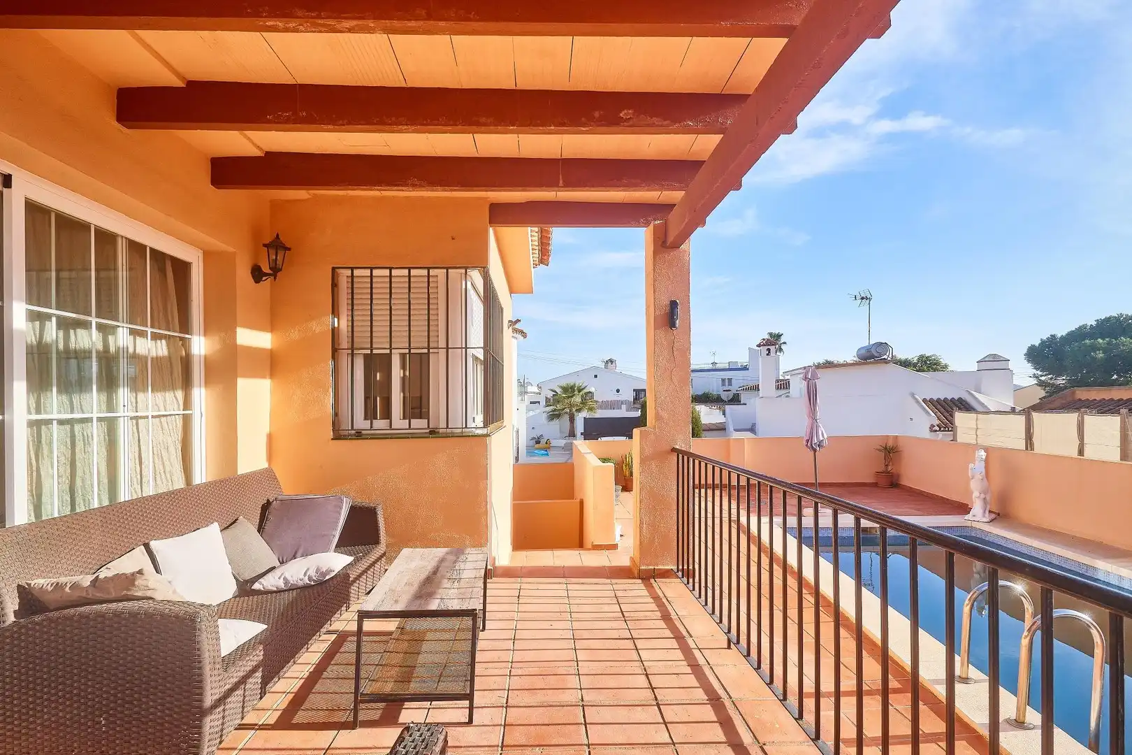 Terraza de Casa o chalet en venta en Mijas con Jardín privado, Terraza y Trastero