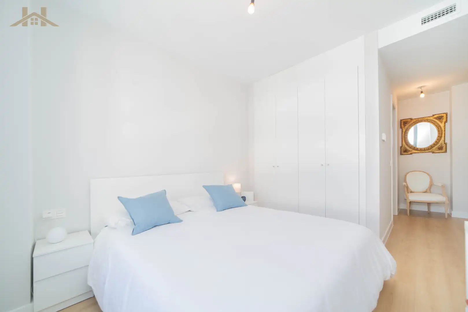 Schlafzimmer von Wohnung zum Verkauf in Pozuelo de Alarcón mit Klimaanlage, Heizung und Terrasse