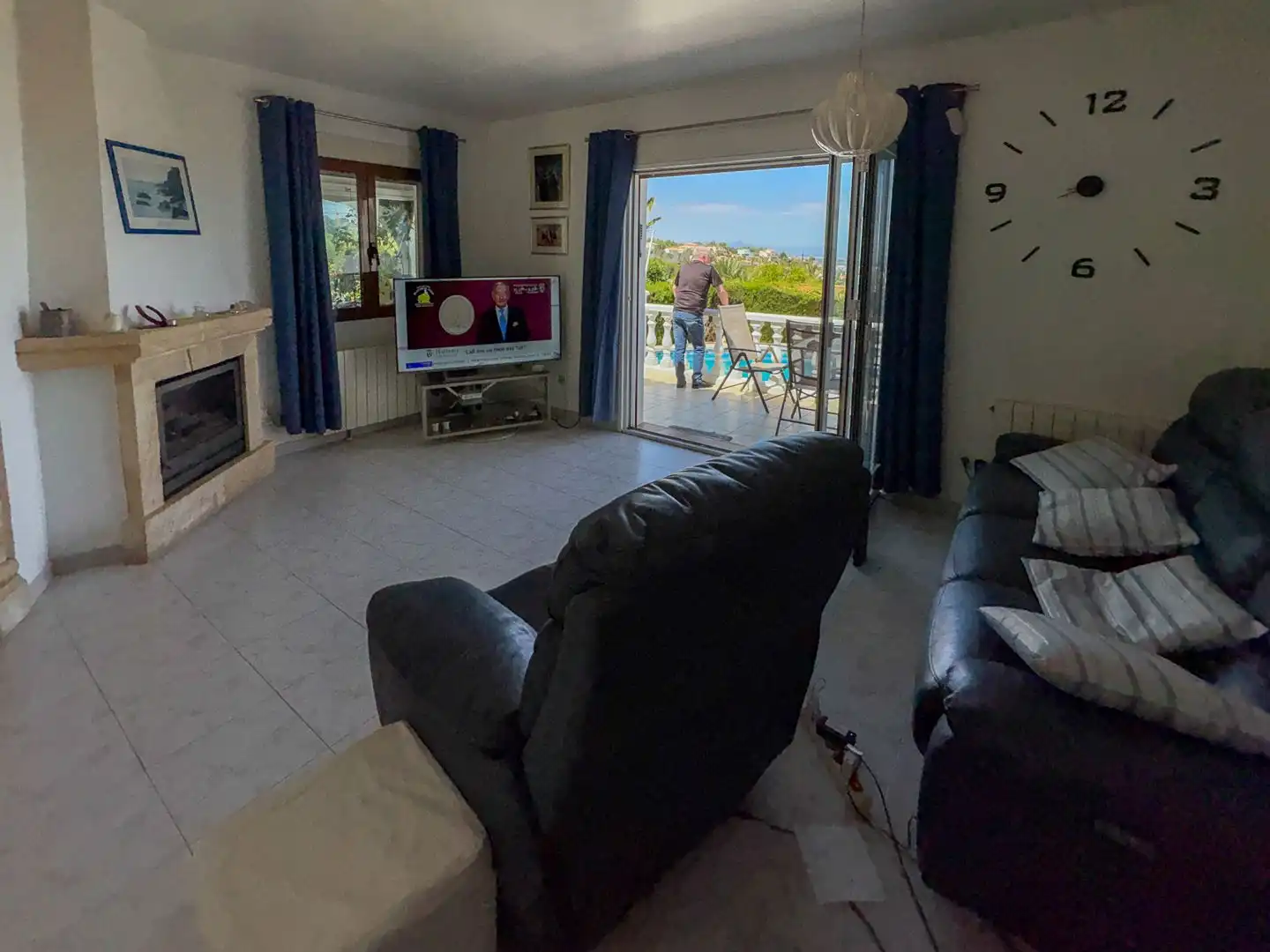 Sala de estar de Casa o chalet en venta en Dénia con Aire acondicionado, Calefacción y Jardín privado