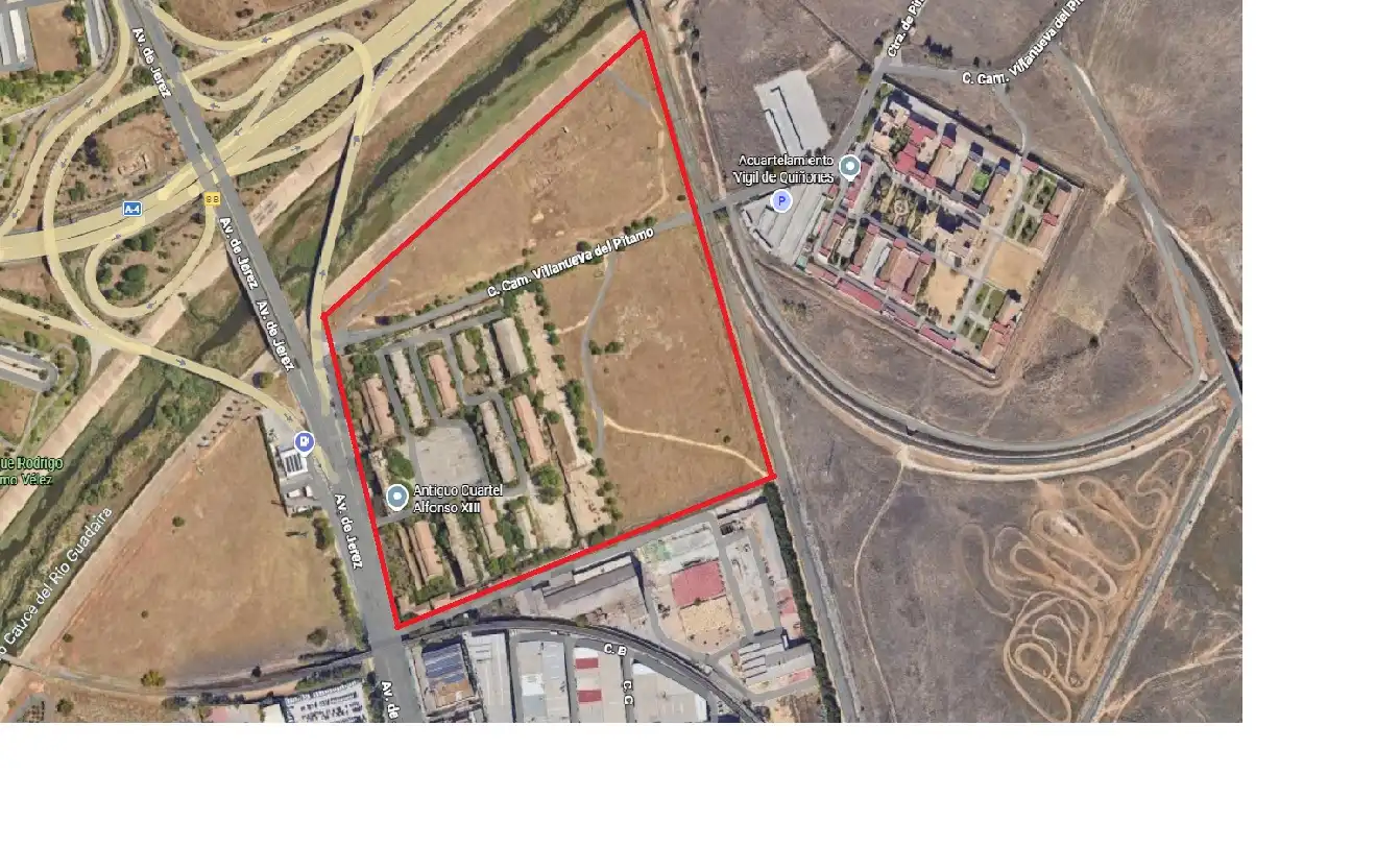 Außenansicht von Fabrik Grundstücke zum Verkauf in Sevilla
