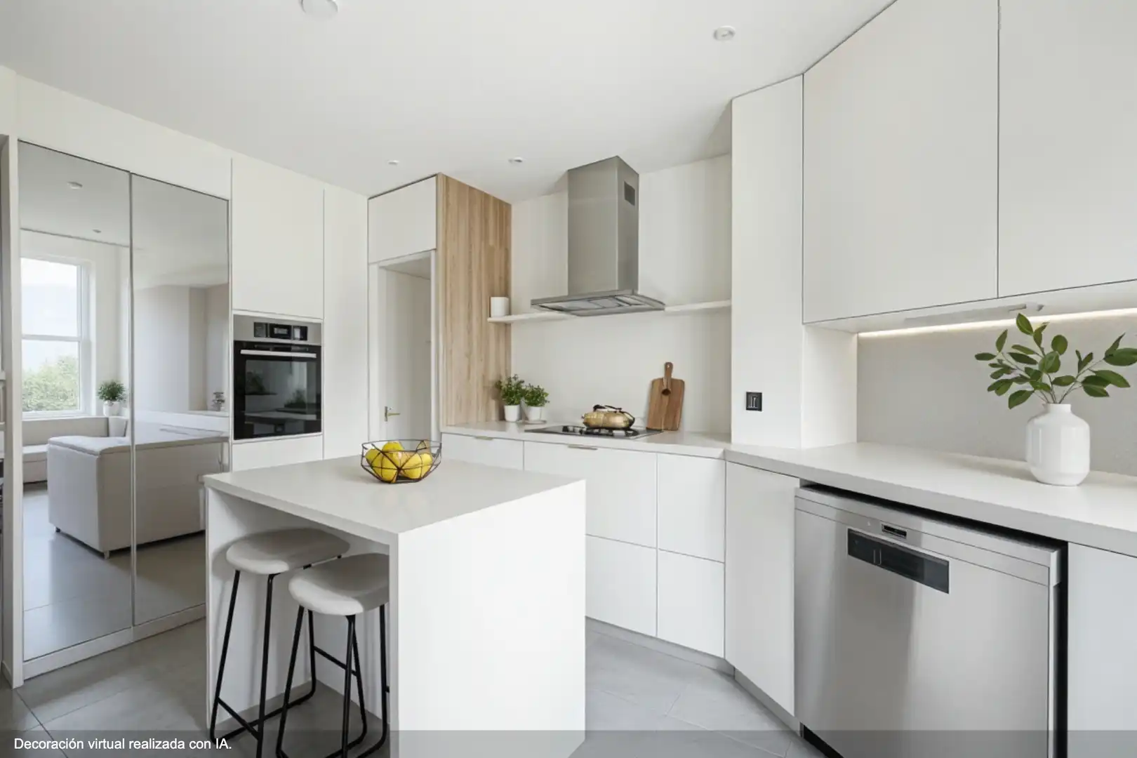 Küche von Maisonette zum Verkauf in Sitges mit Klimaanlage, Heizung und Terrasse