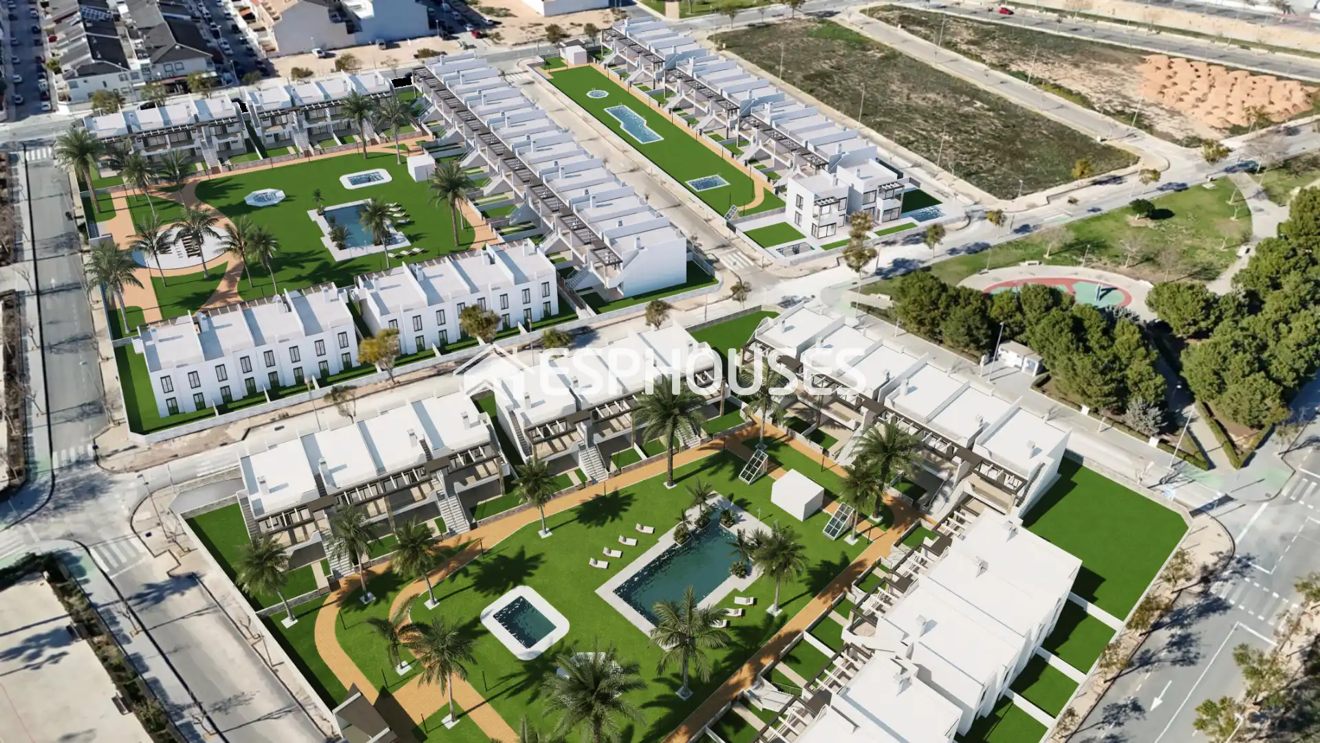 Exterior view of Ground floor for sale in Pilar de la Horadada  with Terrace, Balcony and Community pool