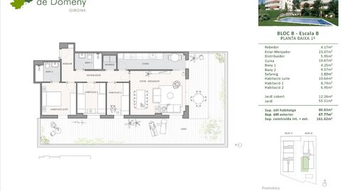 Foto 3 de Planta baja en venta en Domeny, Girona Capital