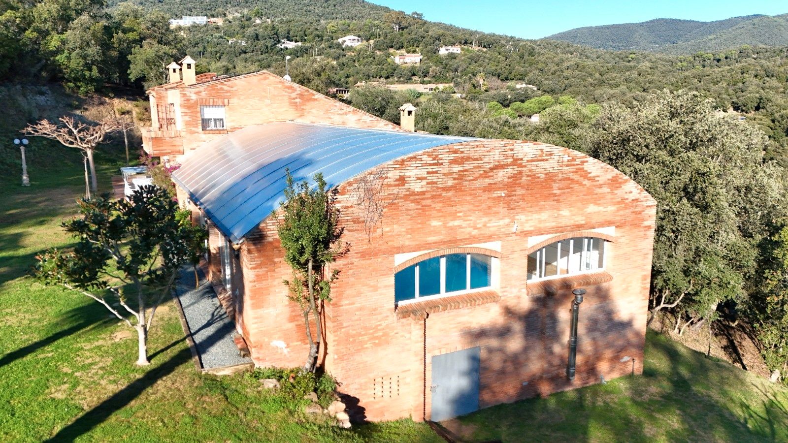 Exterior view of House or chalet for sale in Santa Cristina d'Aro  with Air Conditioner, Heating and Private garden