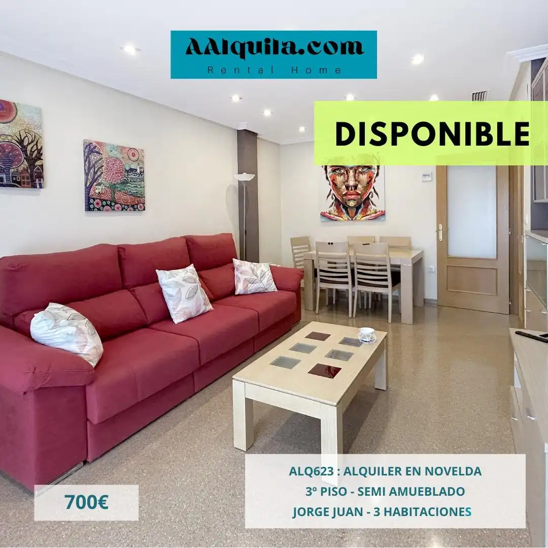 Living room of Flat for rent in Novelda  with Alarm