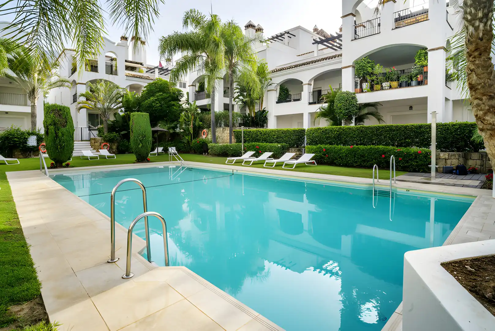 Jardín de Apartamento en venta en Marbella con Aire acondicionado, Terraza y Piscina