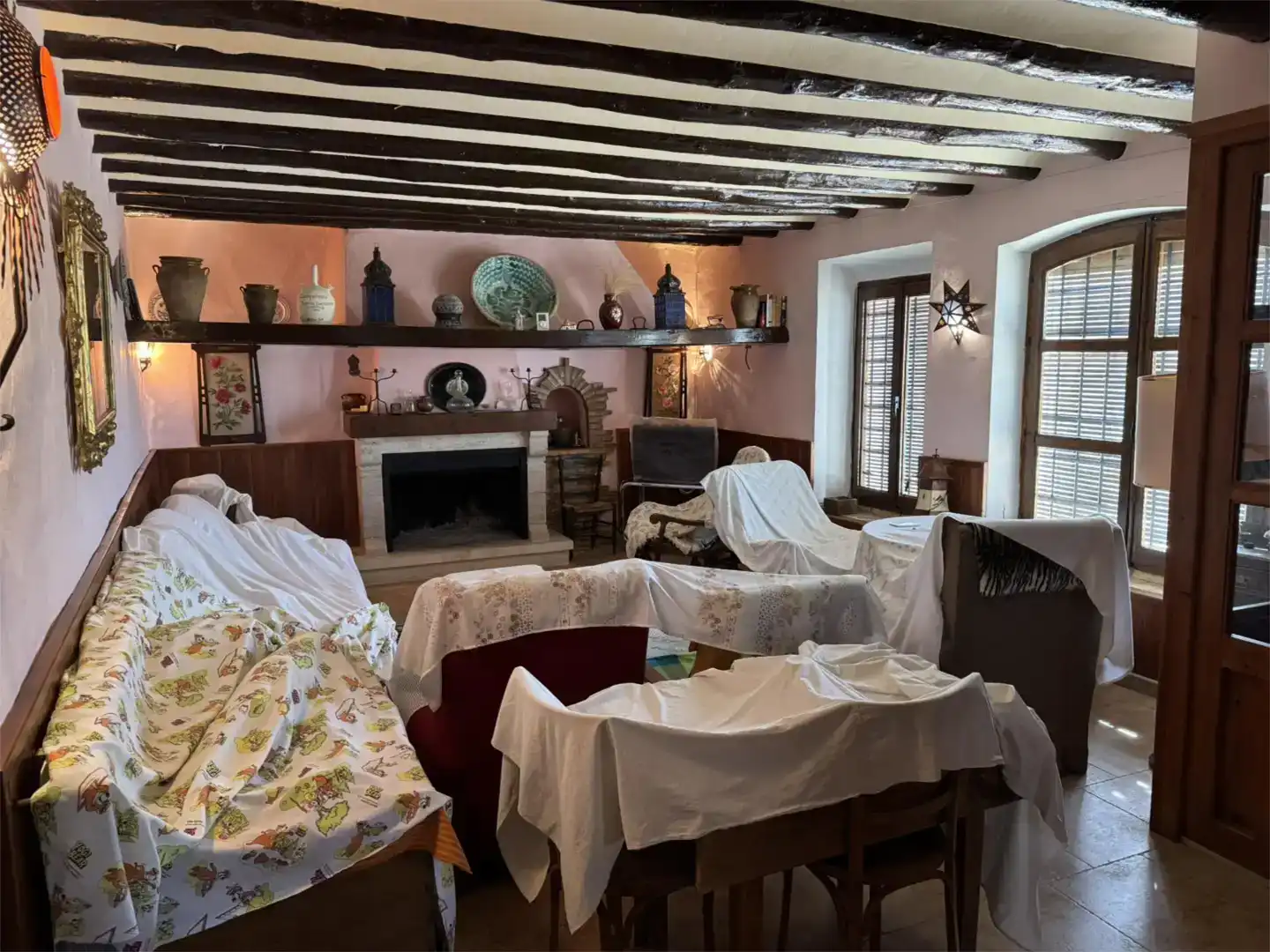 Comedor de Finca rústica en venta en Galera con Jardín privado, Trastero y Amueblado