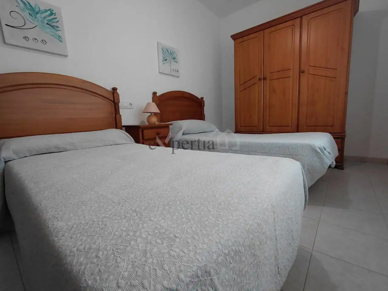 Bedroom of Flat for rent in Boiro  with Heating and Furnished
