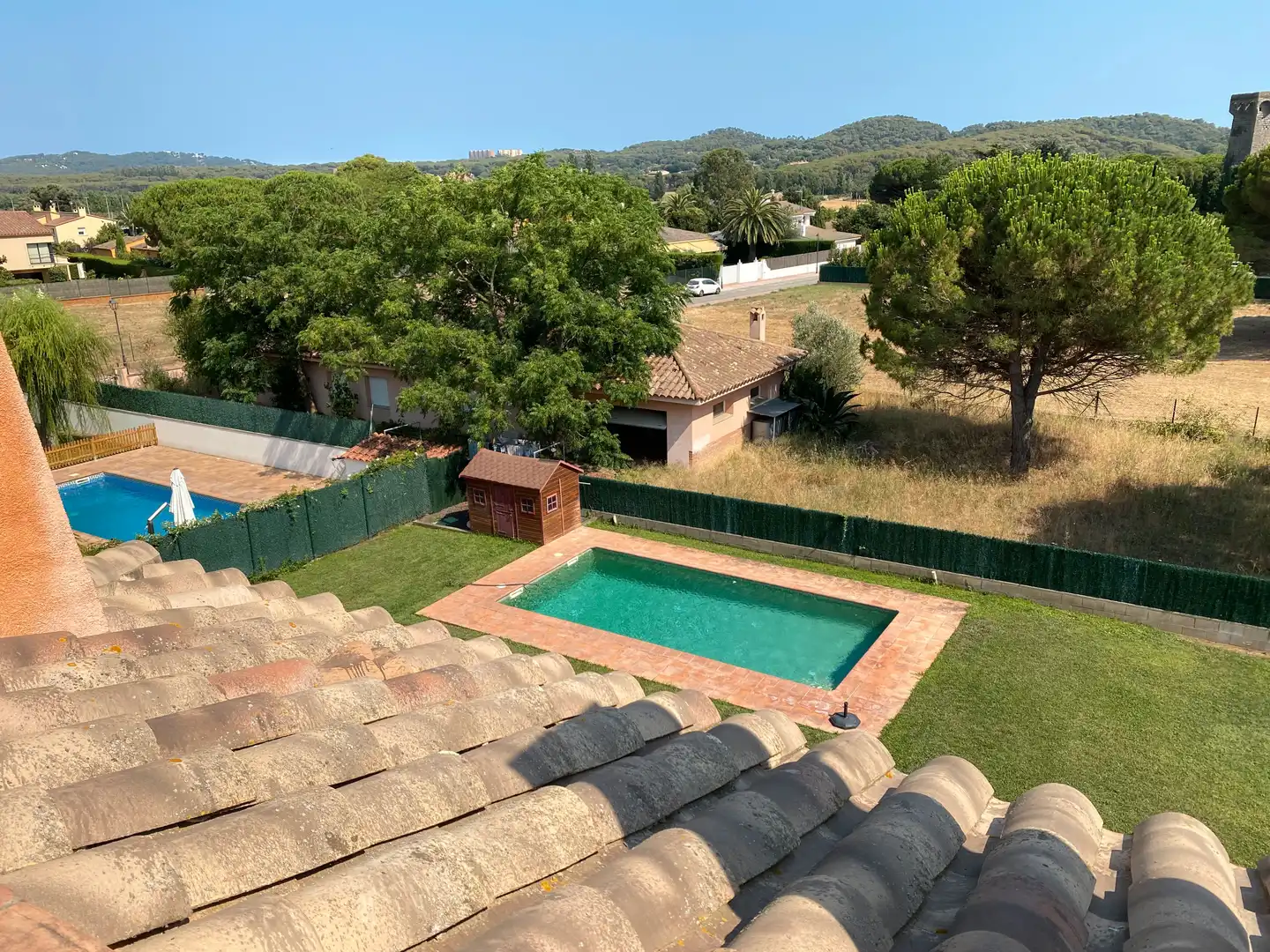 Piscina de Casa o chalet en venta en Mont-ras con Aire acondicionado, Calefacción y Jardín privado