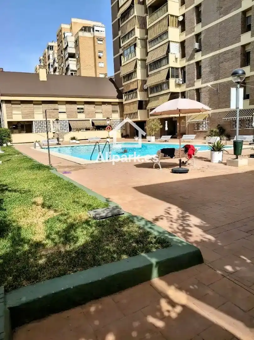 Swimming pool of Flat for rent in Alicante / Alacant  with Heating, Terrace and Swimming Pool