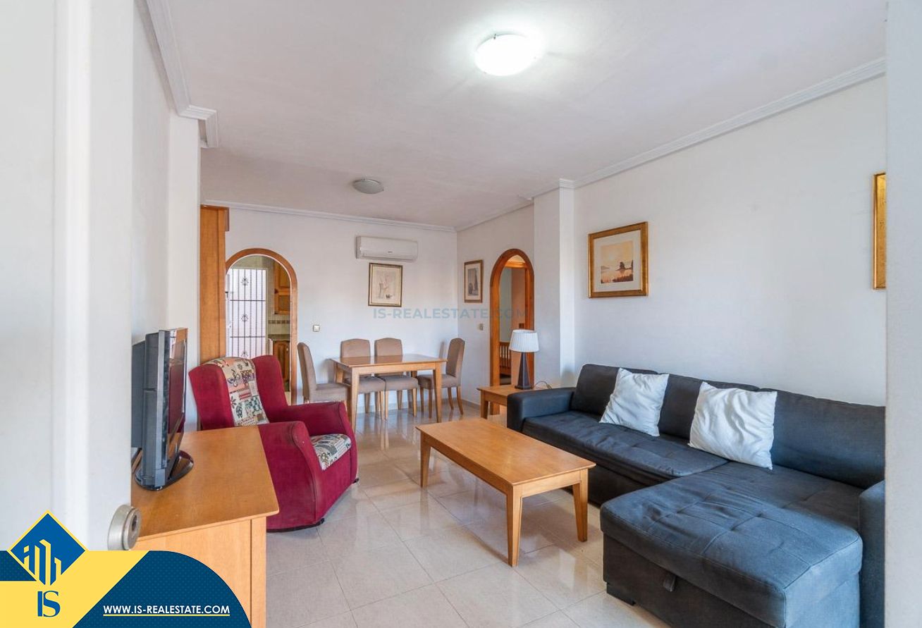 Sala d'estar de Apartament en venda en Orihuela amb Aire condicionat, Calefacció i Jardí privat