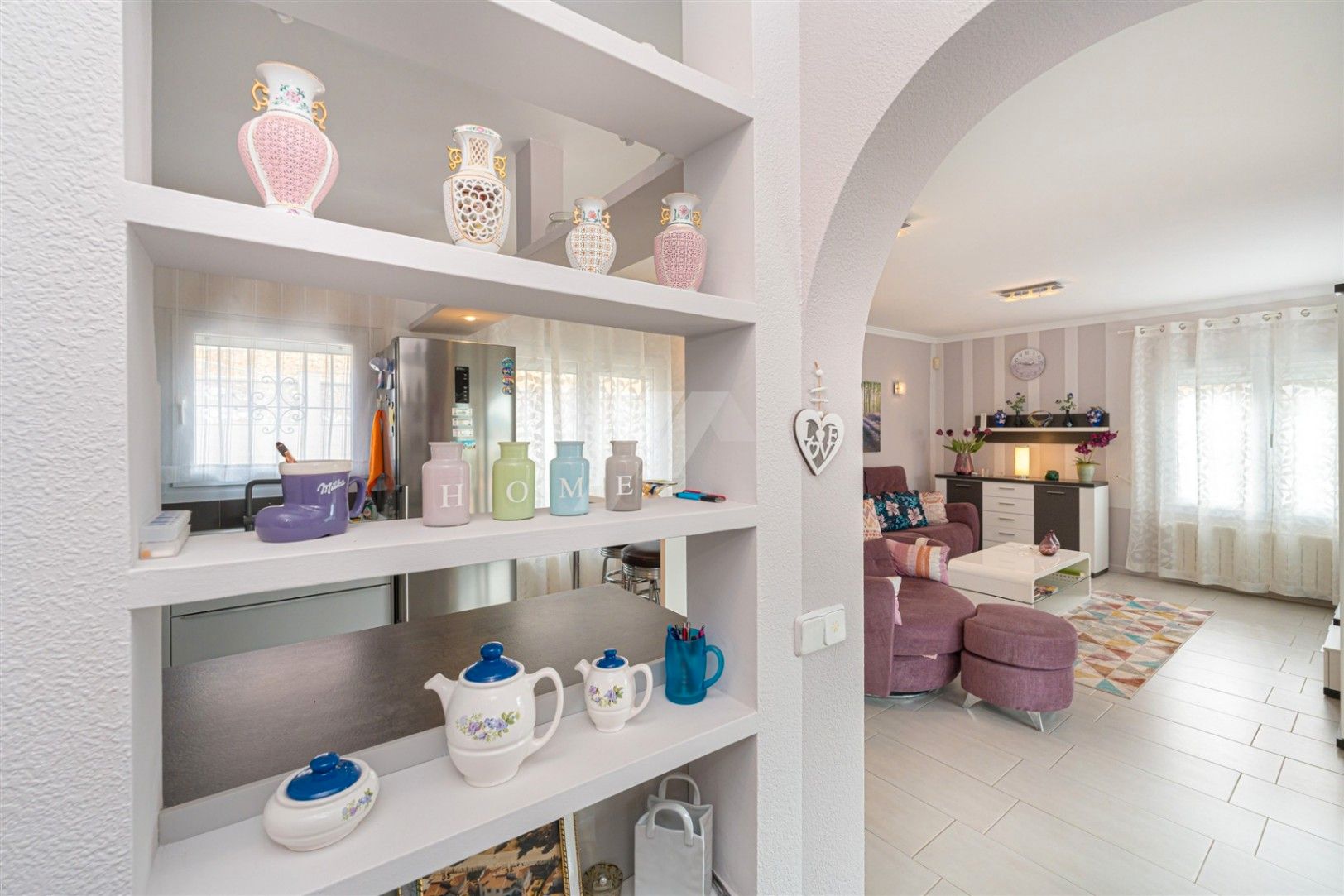 Sala d'estar de Casa o xalet en venda en Benitachell / El Poble Nou de Benitatxell amb Aire condicionat, Calefacció i Jardí privat