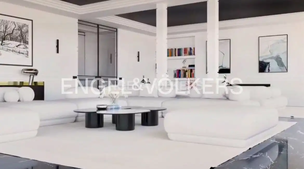 Sala de estar de Ático en venta en Tetuán