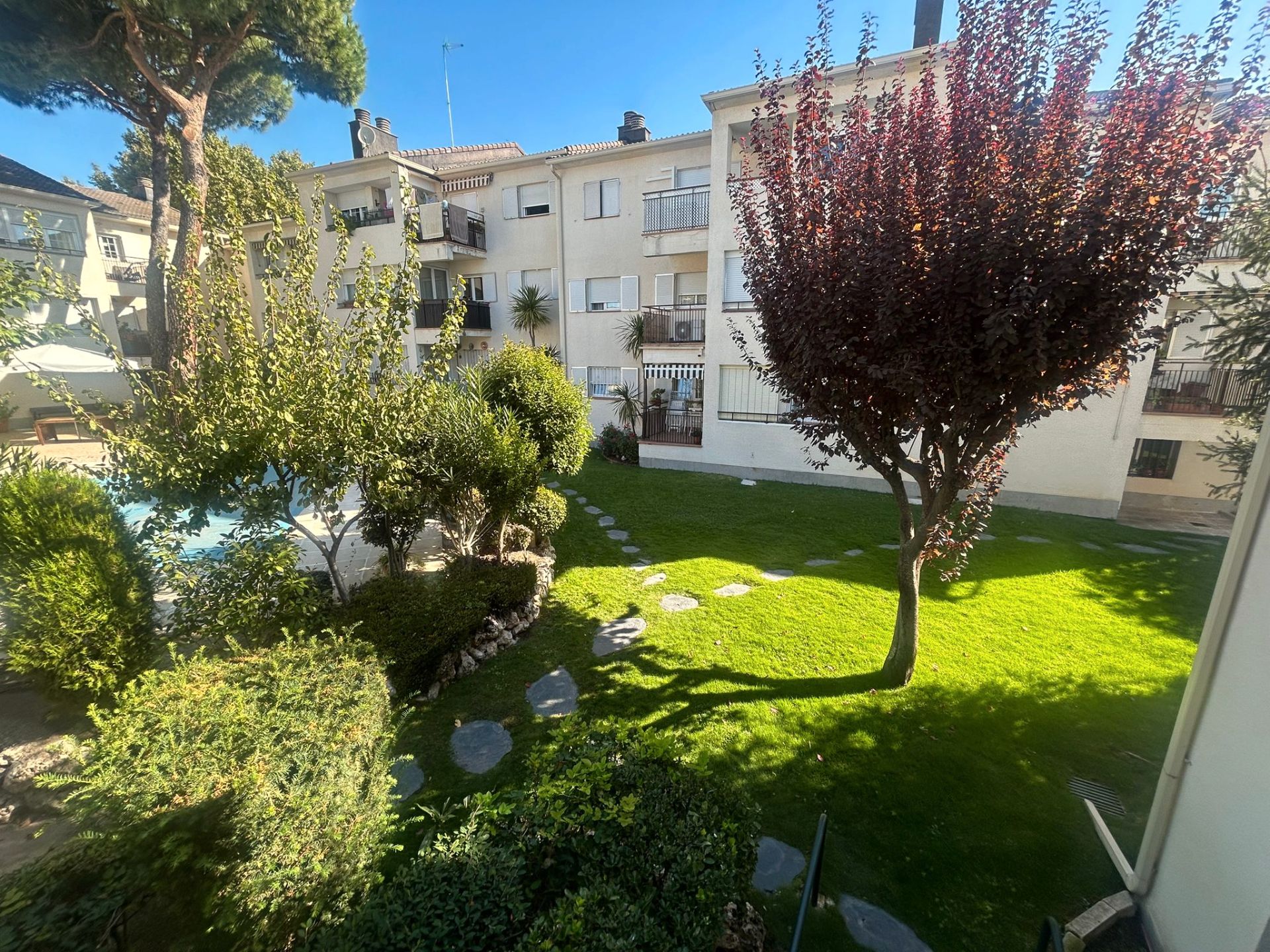 Exterior view of Flat to rent in Torrelodones  with Heating, Parquet flooring and Terrace