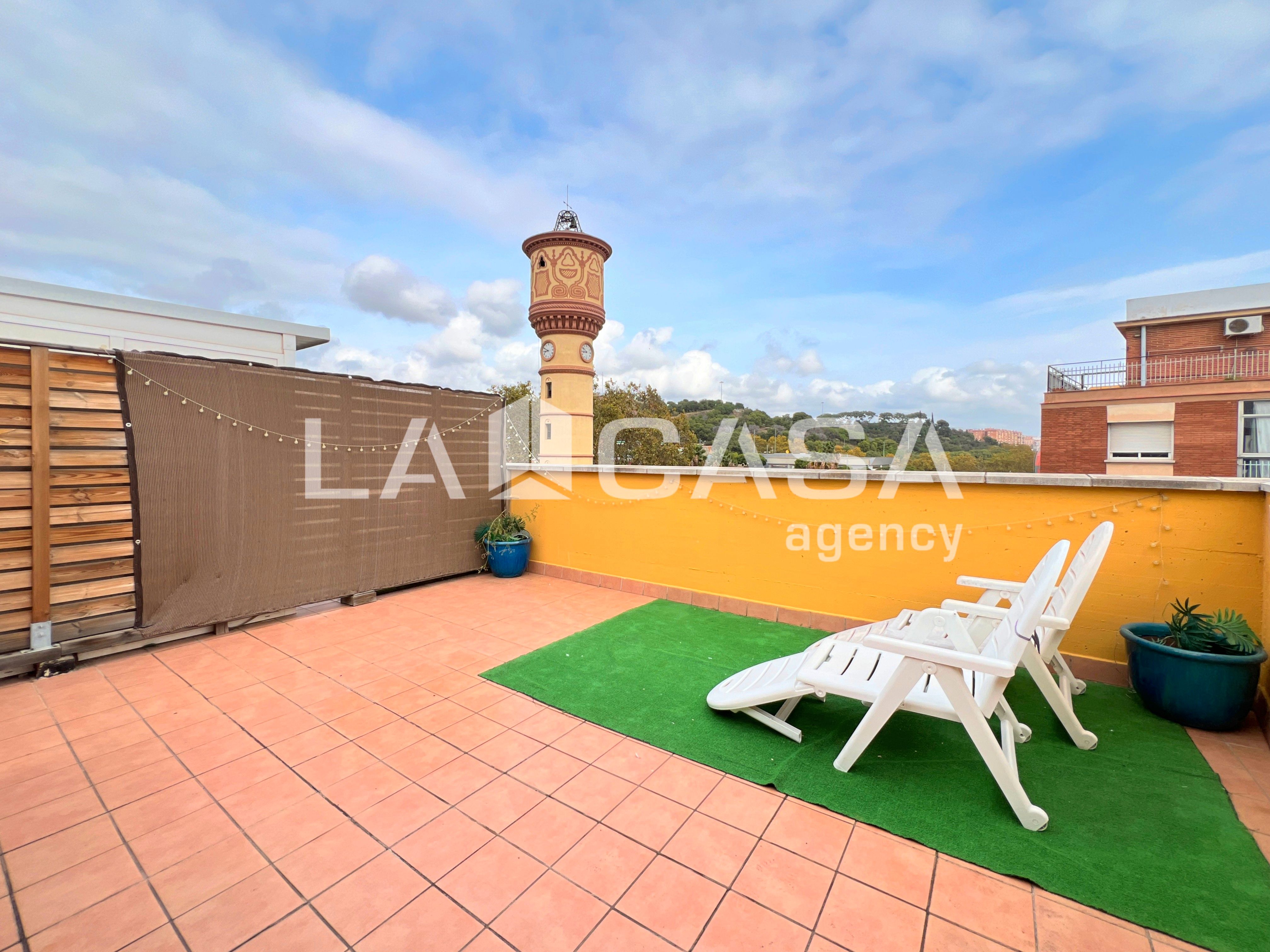 Terrace of Flat for sale in Badalona  with Terrace and Storage room
