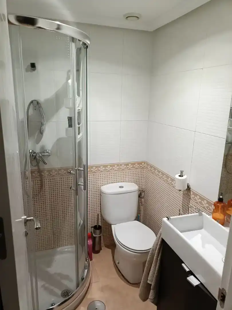 Baño de Planta baja para compartir en Camarma de Esteruelas con Jardín privado, Parquet y Amueblado