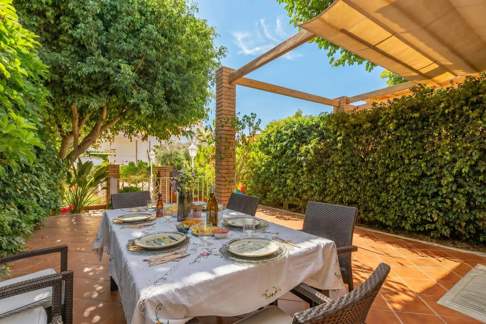 Terrassa de Dúplex en venda en Almería amb Aire condicionat, Calefacció i Jardí privat