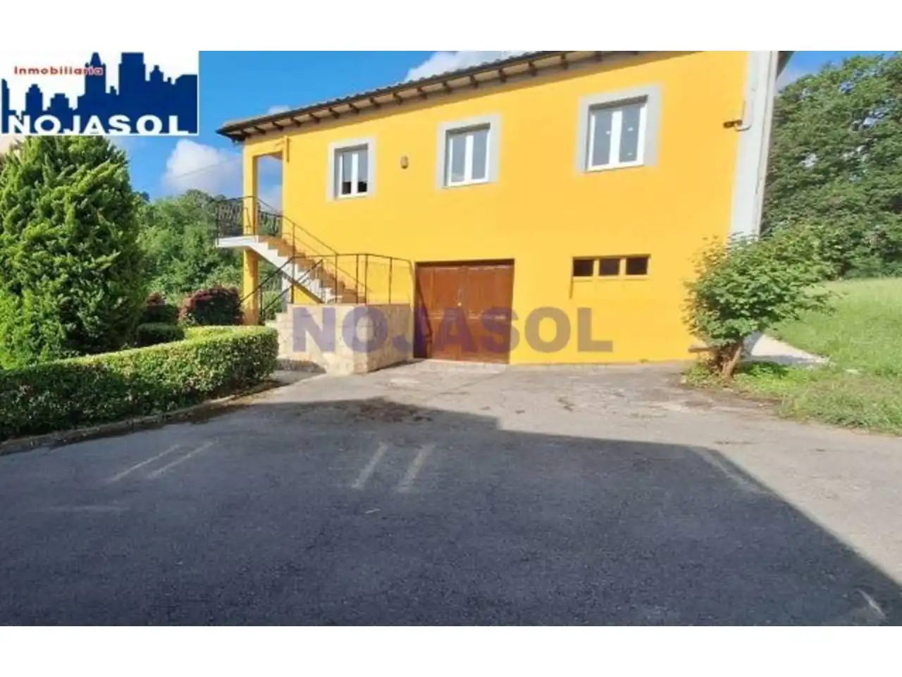 Außenansicht von Haus oder Chalet zur Miete in Hazas de Cesto mit Heizung, Privatgarten und Parkett