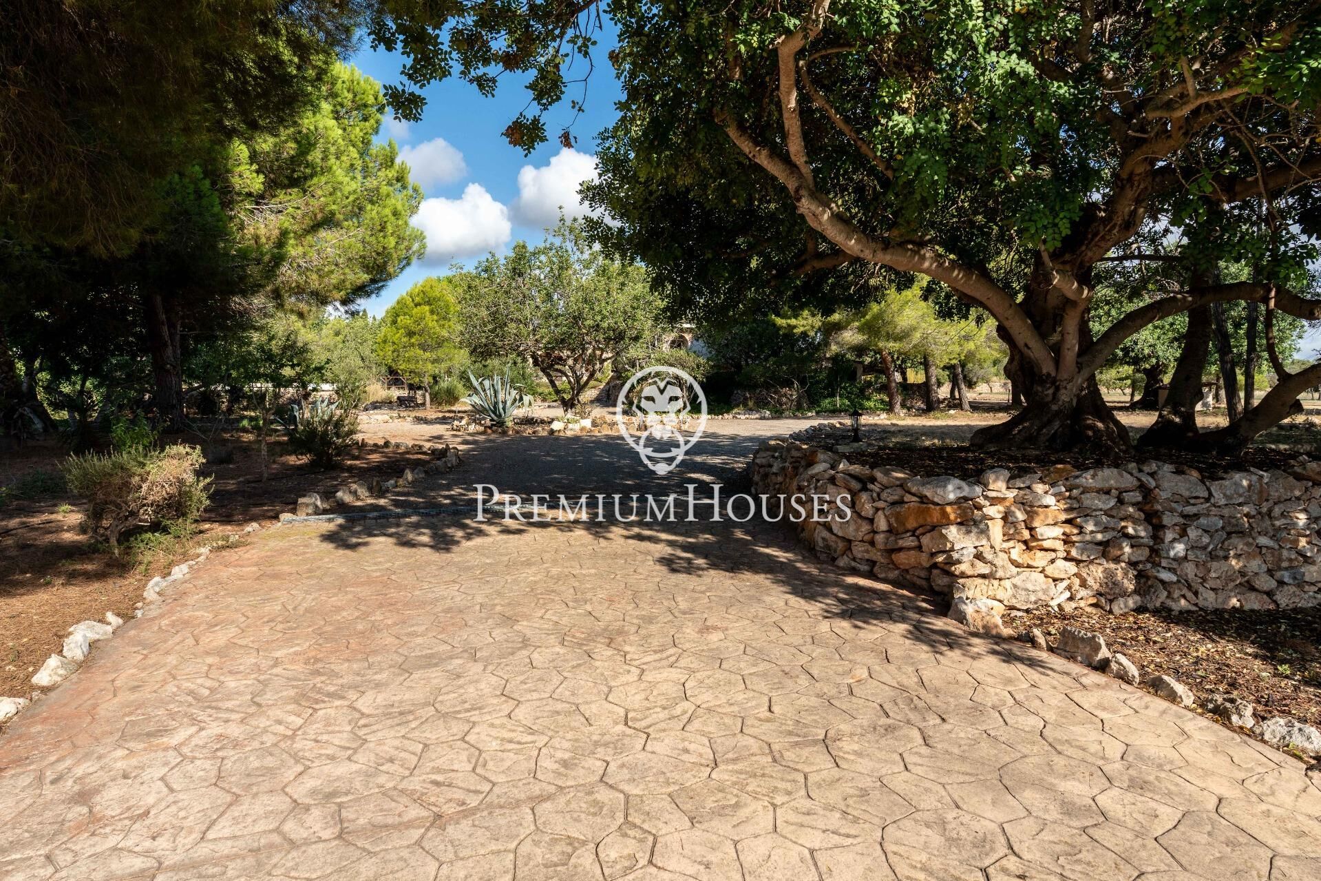 Vista exterior de Finca rústica en venda en Altafulla amb Aire condicionat, Calefacció i Jardí privat