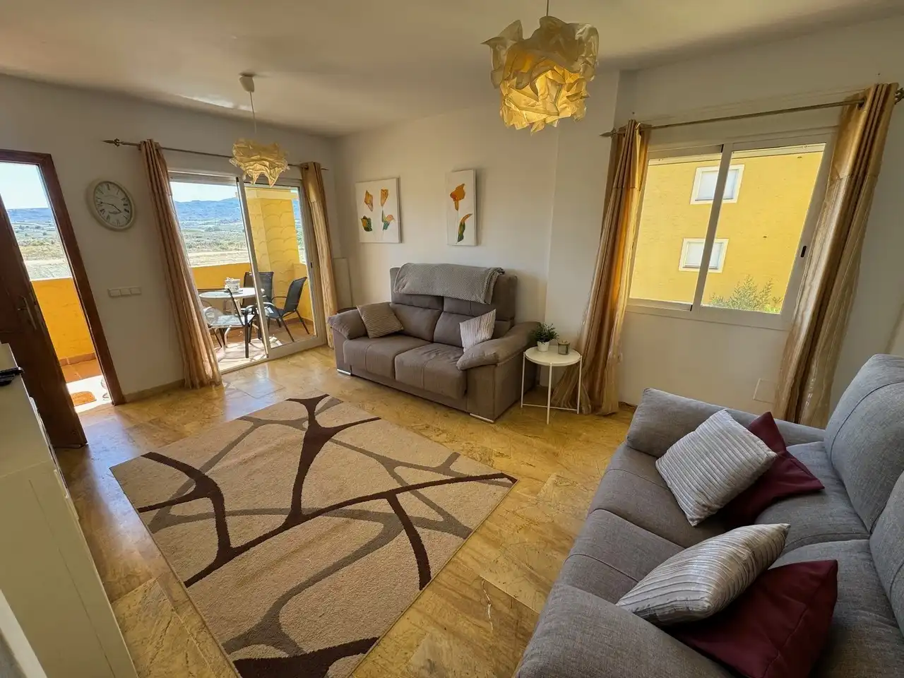 Living room of Apartments for sale in Vera  with Air Conditioner, Terrace and Swimming Pool