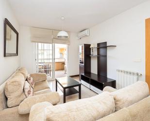 Living room of Flat for sale in  Granada Capital  with Heating, Private garden and Terrace