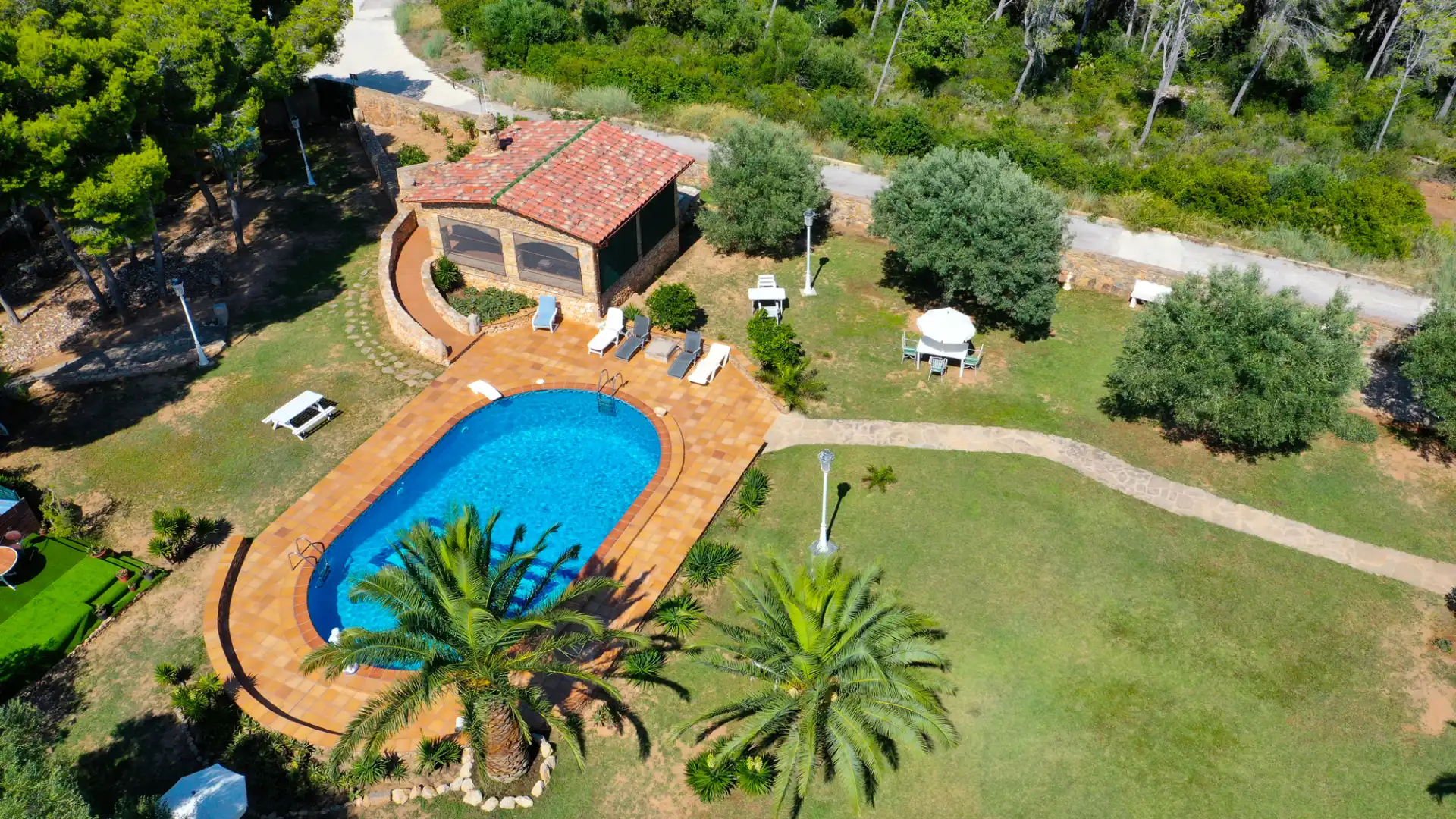 Swimming pool of Houses for sale in El Vendrell  with Private garden, Terrace and Swimming Pool