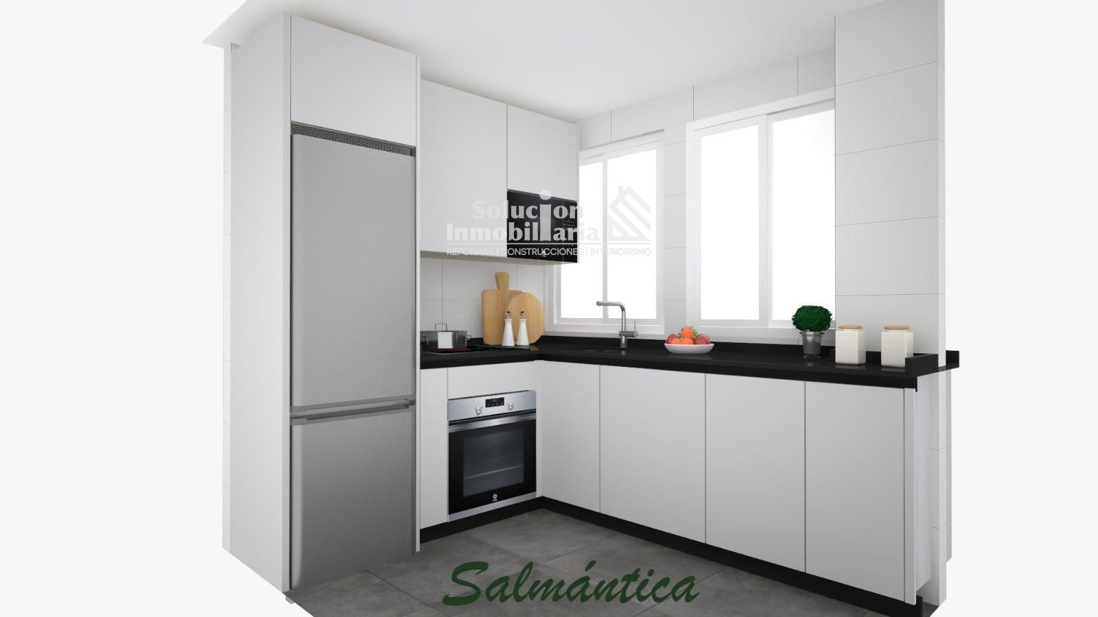 Kitchen of Flat for sale in Salamanca Capital  with Heating and Terrace