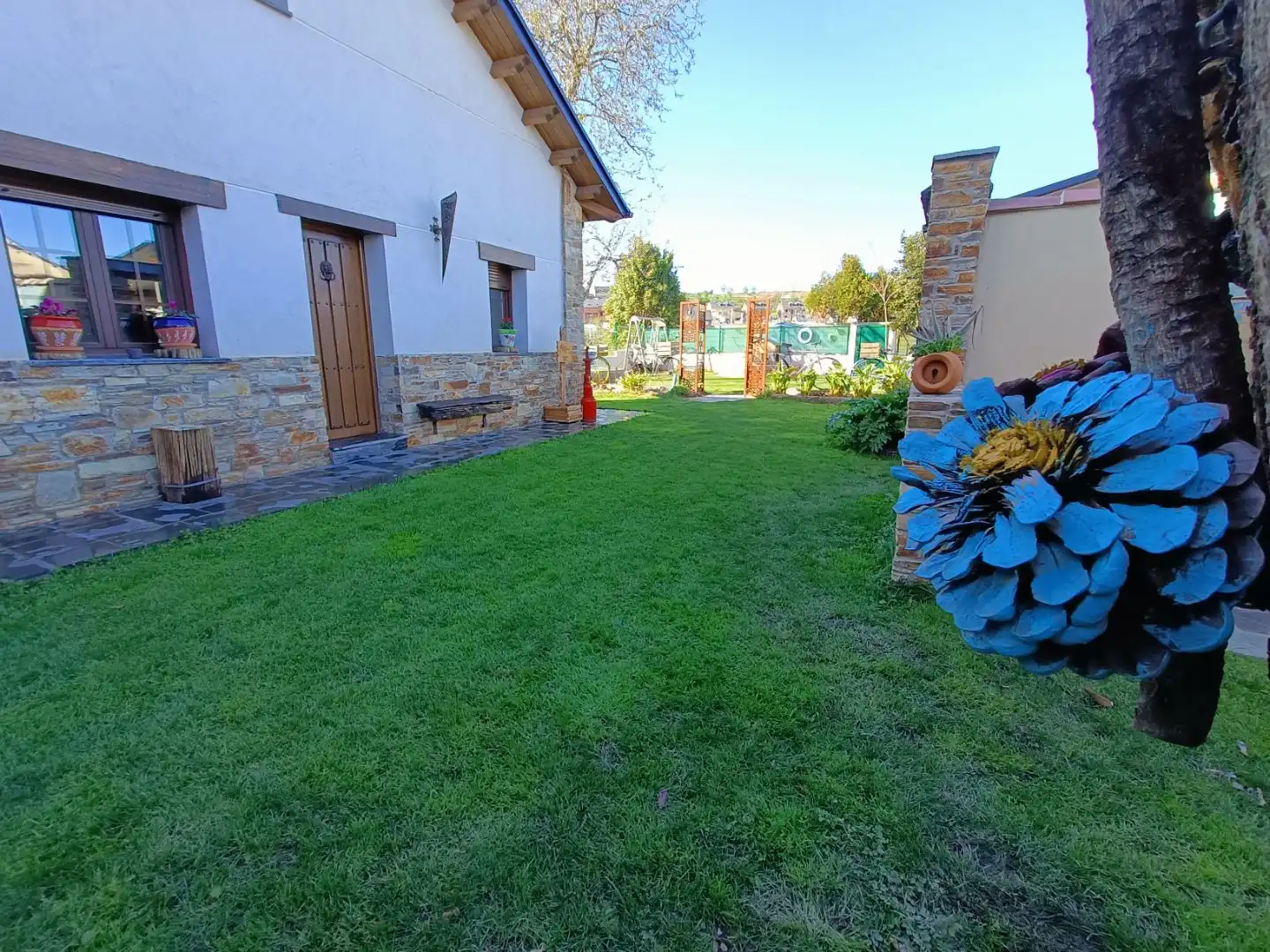 Garden of Houses for sale in Camponaraya, León