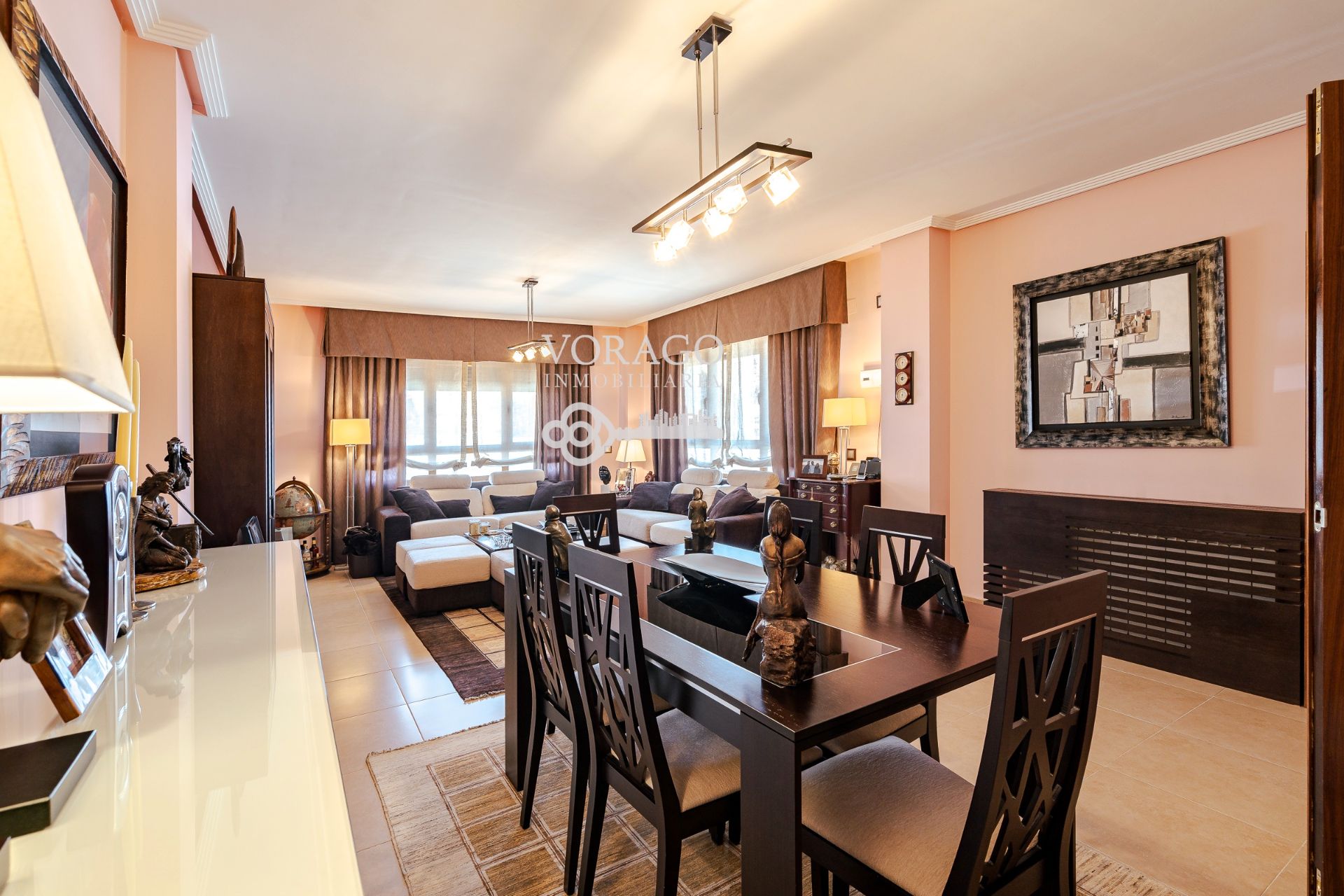 Dining room of Single-family semi-detached for sale in Meco  with Air Conditioner and Swimming Pool