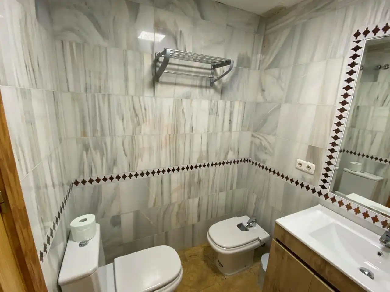 Bathroom of Flat for rent in Vera  with Air Conditioner, Terrace and Furnished