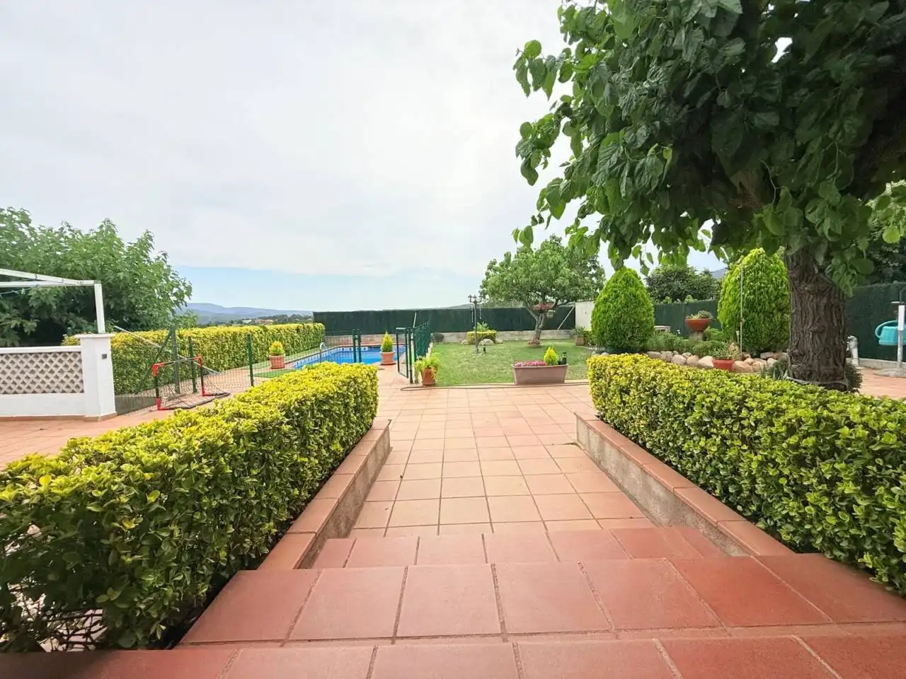 Terraza de Casa o chalet en venta en Riells i Viabrea con Aire acondicionado, Calefacción y Jardín privado