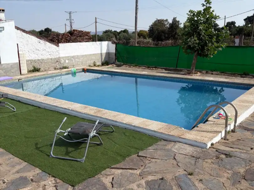 Swimming pool of Industrial land for sale in San Vicente de Alcántara