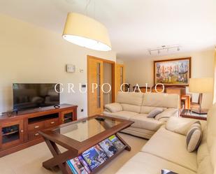 Sala d'estar de Casa o xalet en venda en Baiona amb Balcó