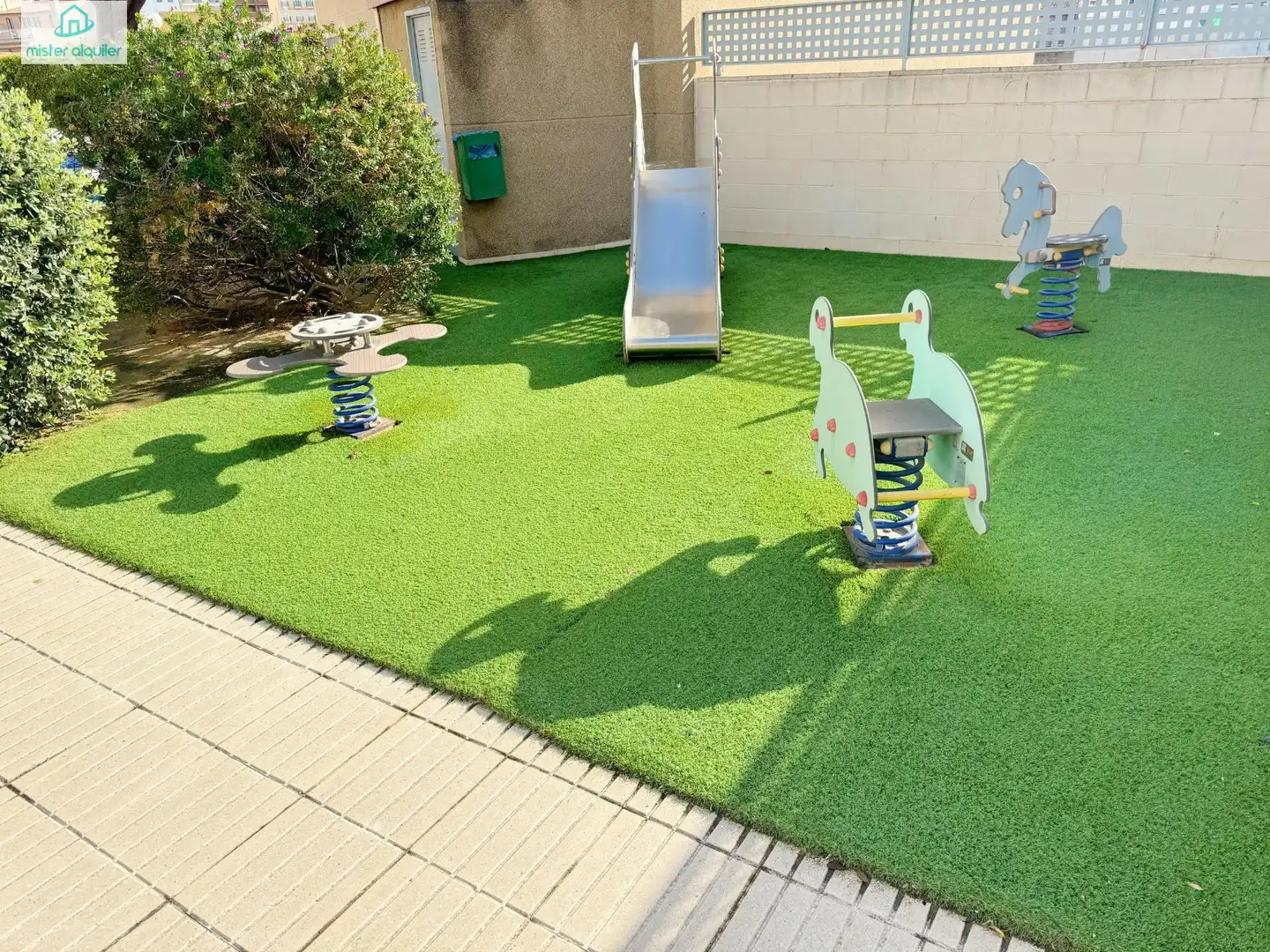 Jardín de Apartamento de alquiler en Sant Joan d'Alacant con Aire acondicionado, Jardín privado y Terraza