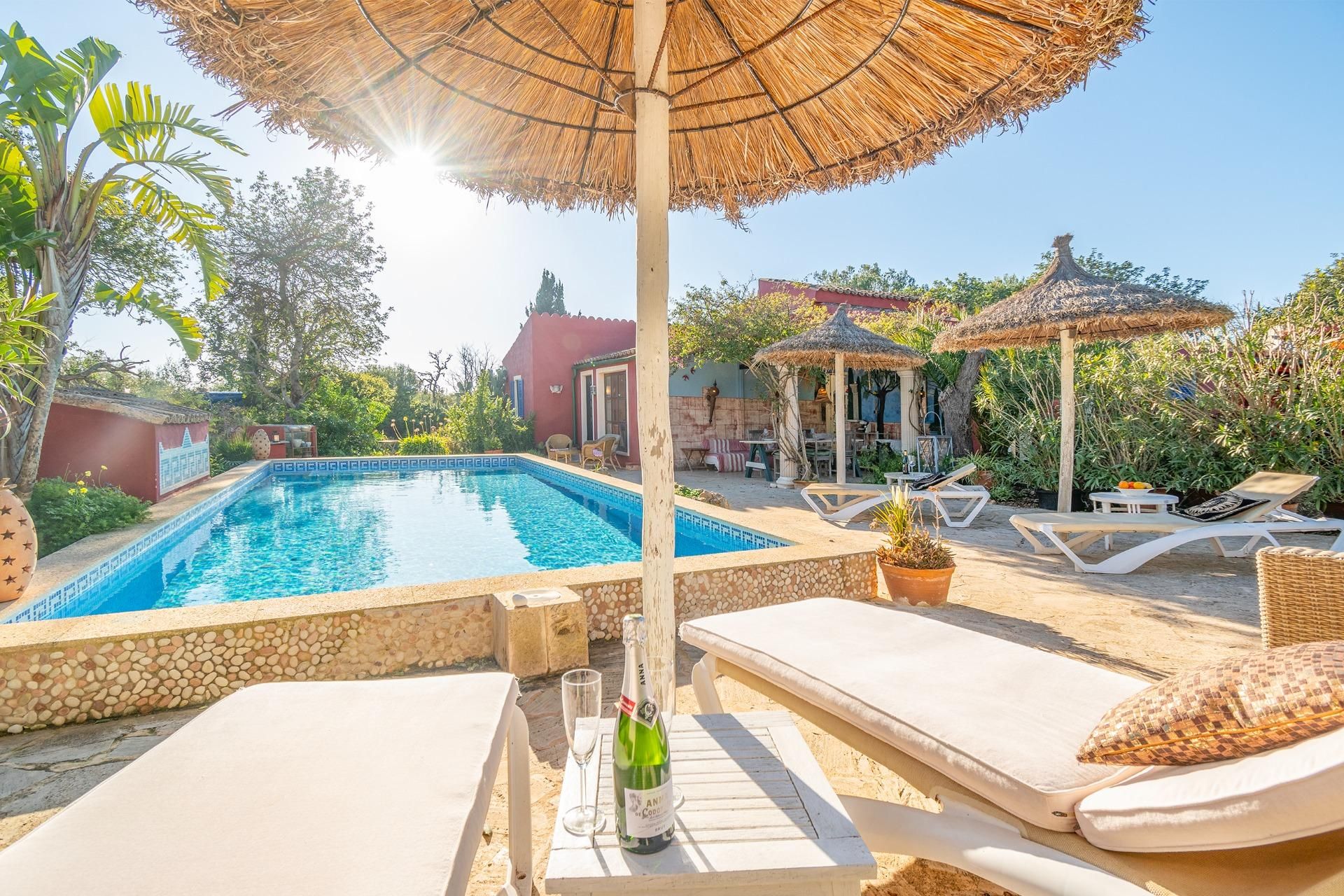 Jardí de Finca rústica en venda en Llucmajor amb Calefacció, Jardí privat i Piscina