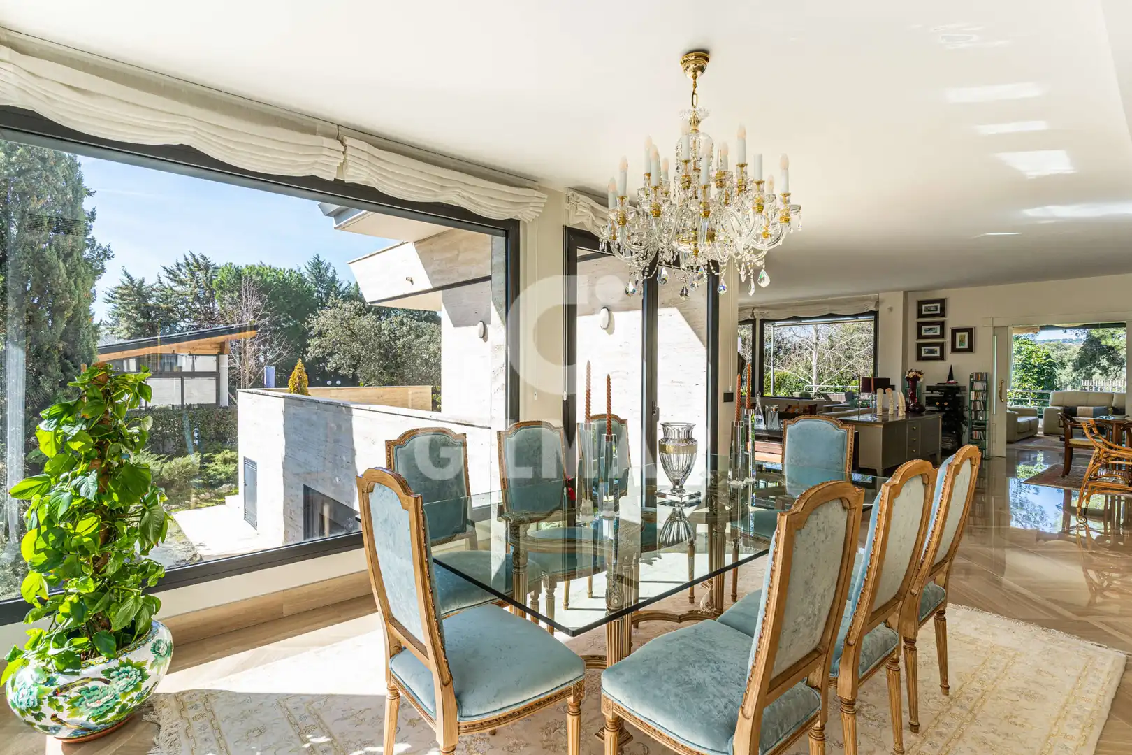 Comedor de Casa o chalet en venta en Las Rozas de Madrid con Aire acondicionado, Calefacción y Jardín privado