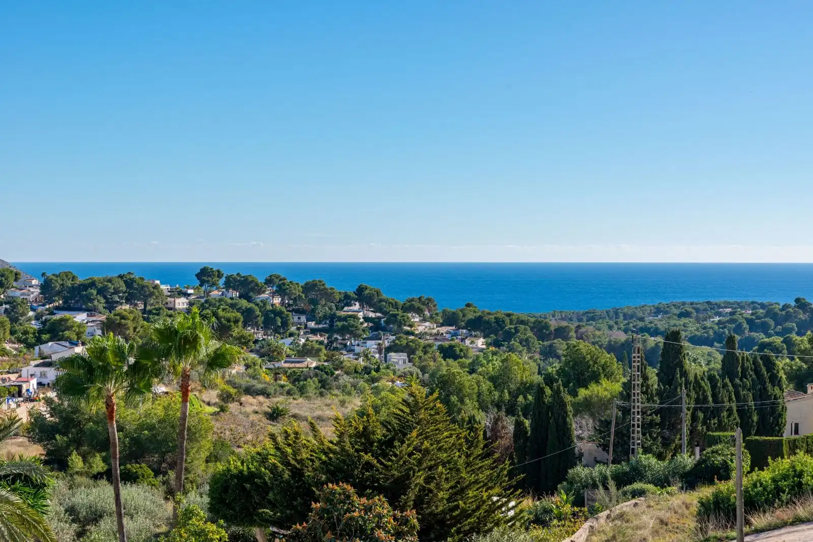 Vista exterior de Casa o chalet en venta en Moraira con Aire acondicionado, Calefacción y Jardín privado