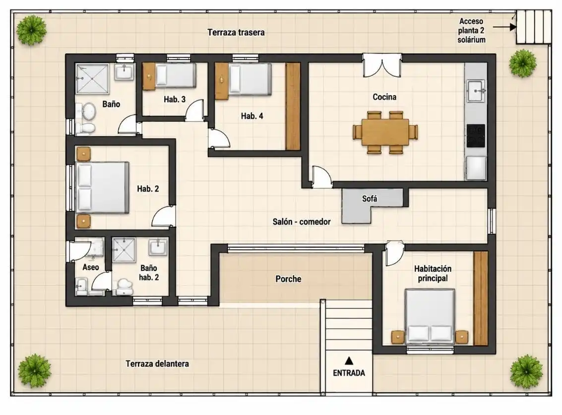 Villa mit Pool zum Verkauf in Puerto de la Torre - Atabal, imagen 37