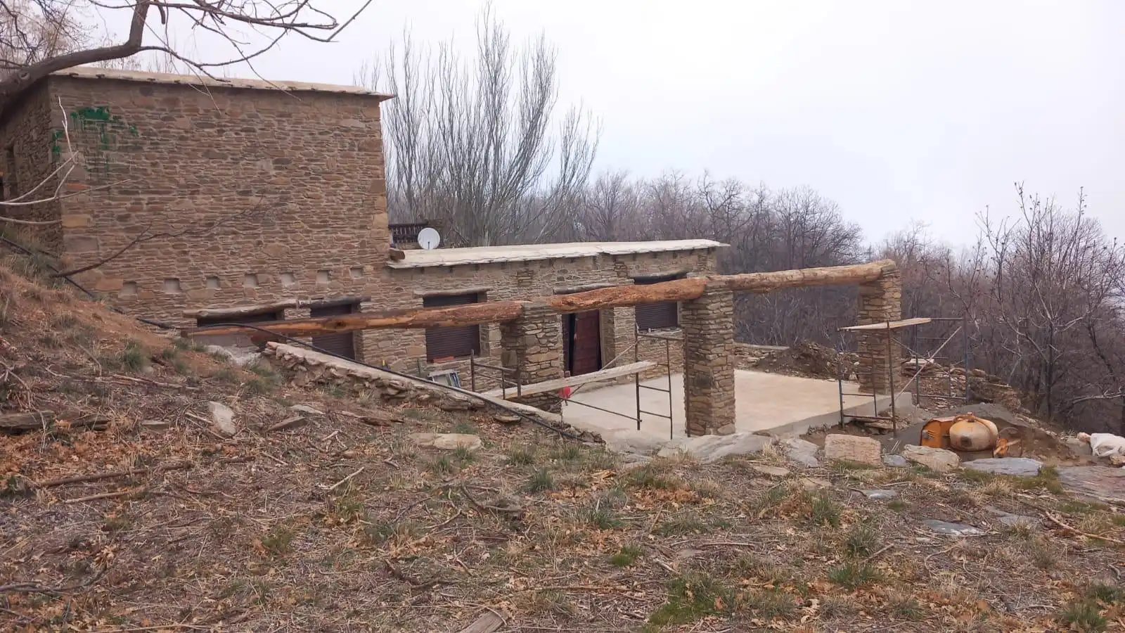 Vista exterior de Finca rústica en venta en Cáñar con Jardín privado
